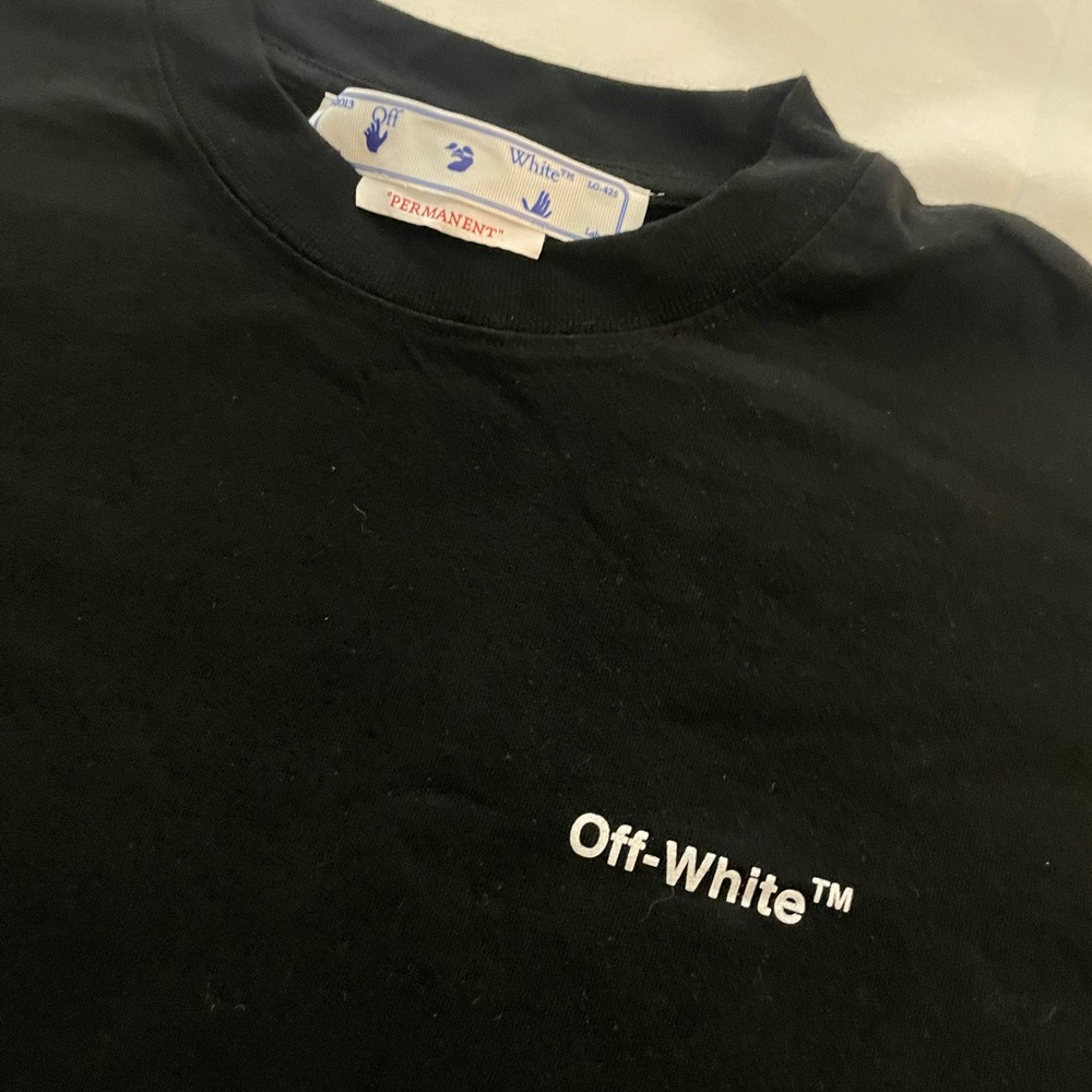 Off-white Diag Helvetica Skate Tee Sz M - Picture 5 of 10